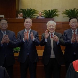 How is State President Thuong overshadowing other candidates for communist chief?